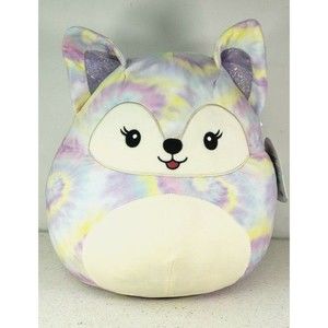 Squishmallow 12" Felexine Fox Soft Tie Dye Plush BNWT